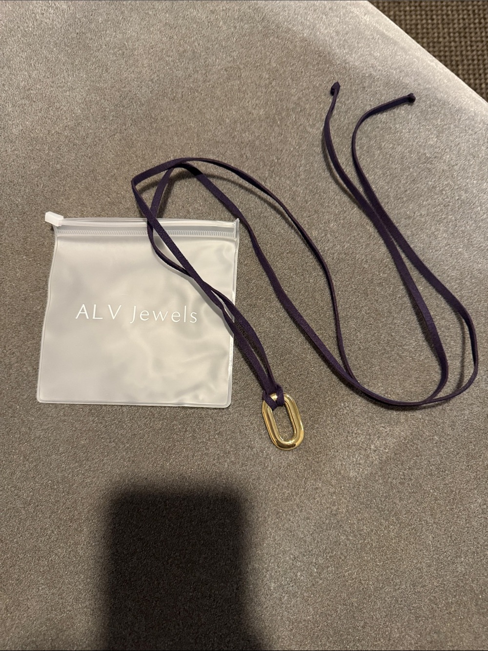 NWT Alv Jewels Wide Suede Wrap Necklace